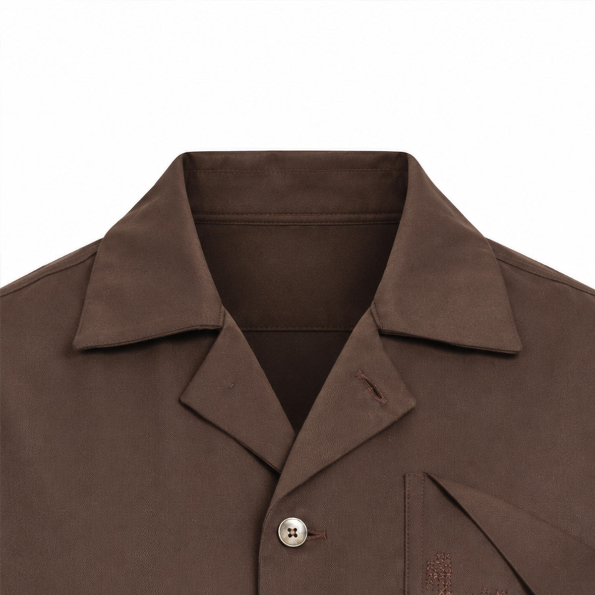 Kara - Workwear Shirt - Dark Brown (Unisex)