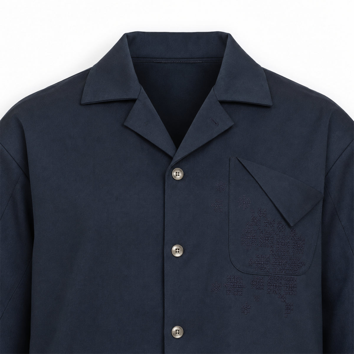 Kara - Workwear Shirt - Navy (Unisex)