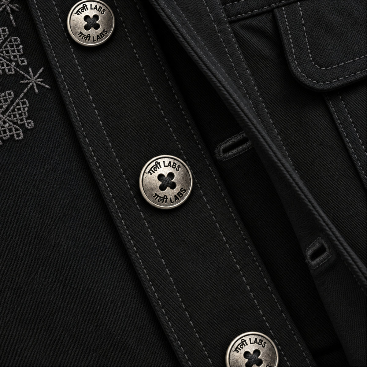 Kara - Utility Shacket - Black (Unisex)