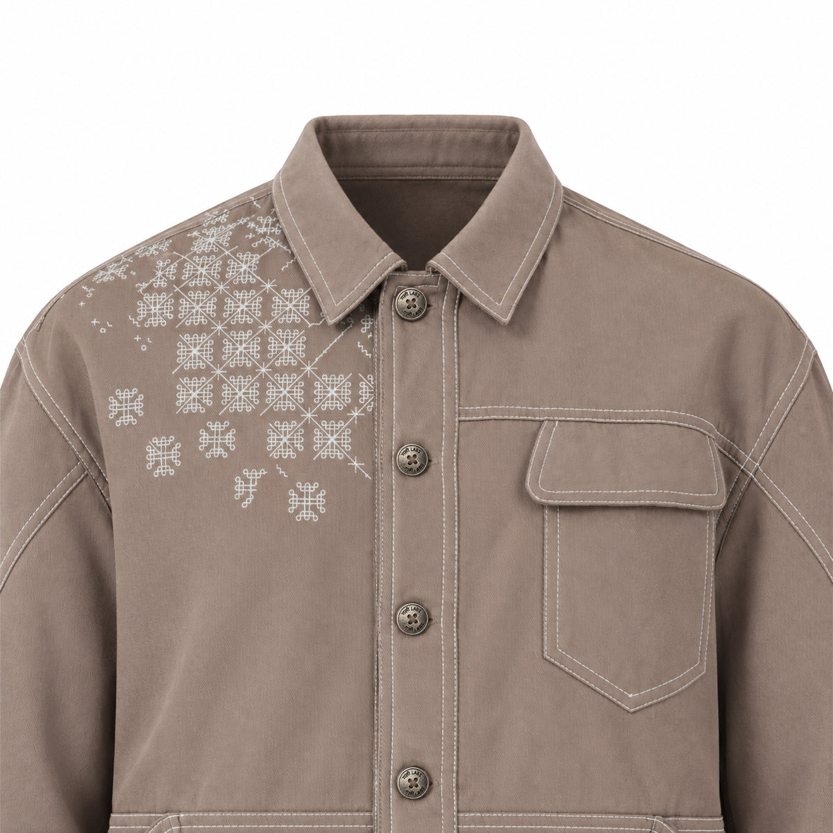Kara - Utility Shacket - Dark Brown (Unisex)