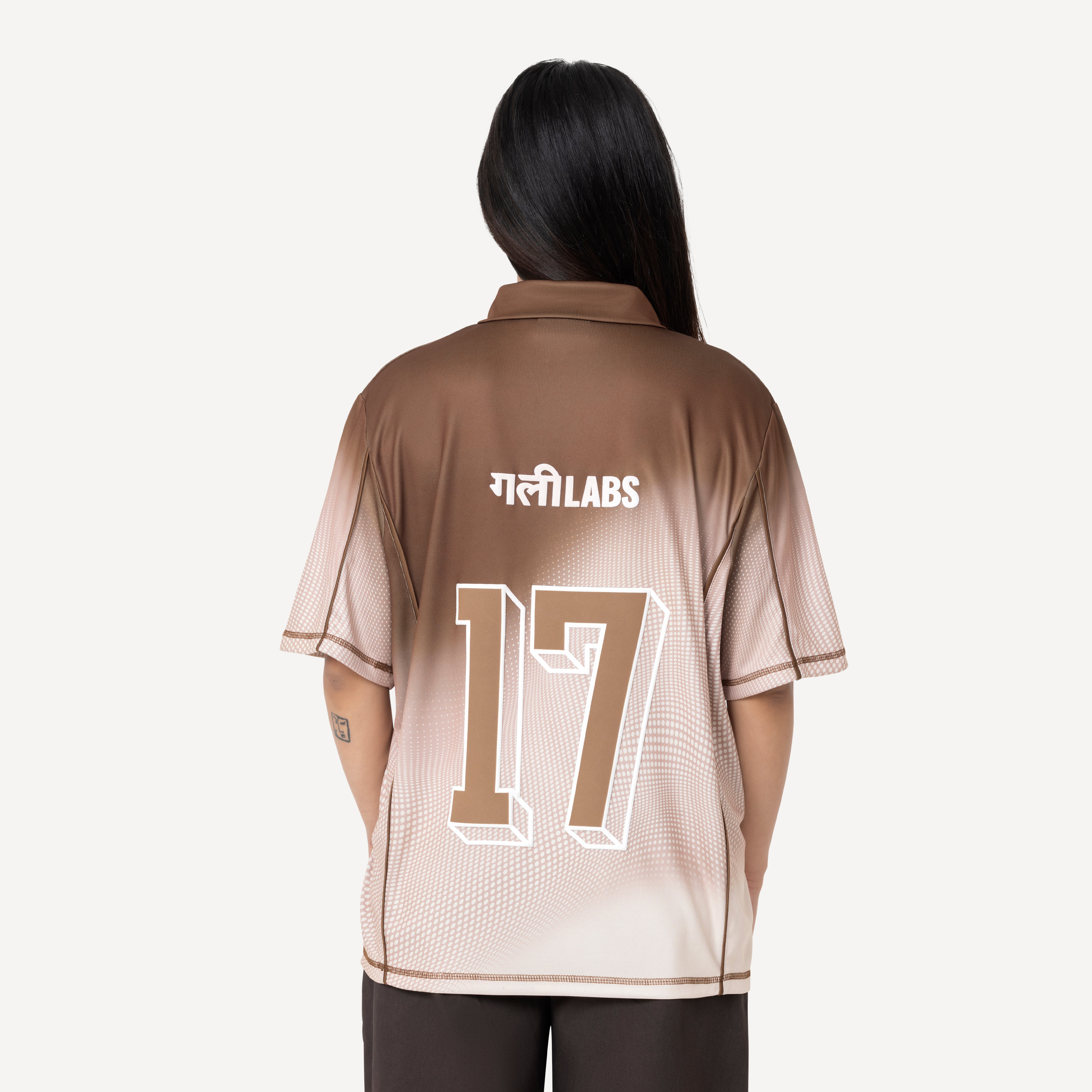 Gully 17 Jersey - Gati Beige (Polo Neck)