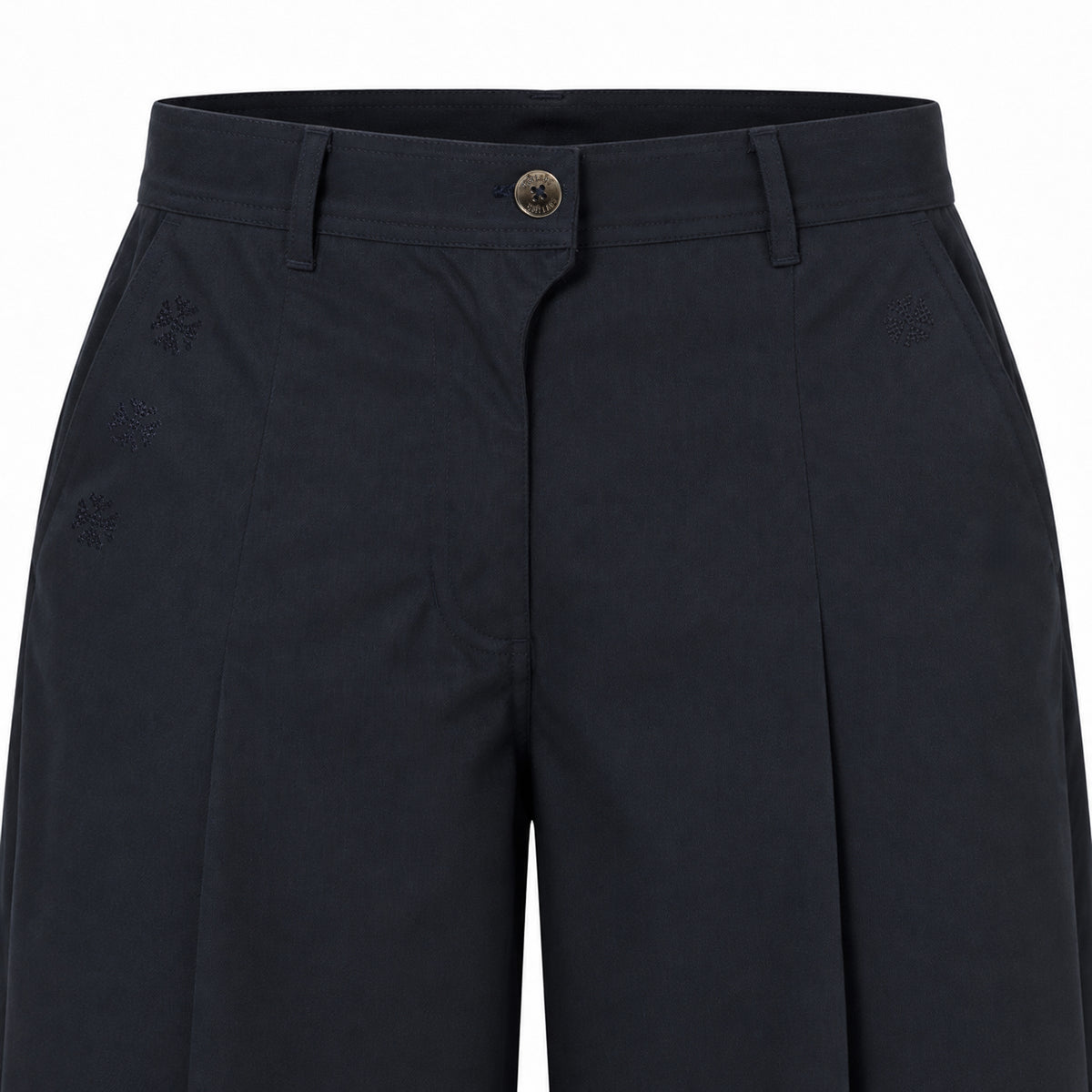 Kara - Pleat Trouser - Navy For Men