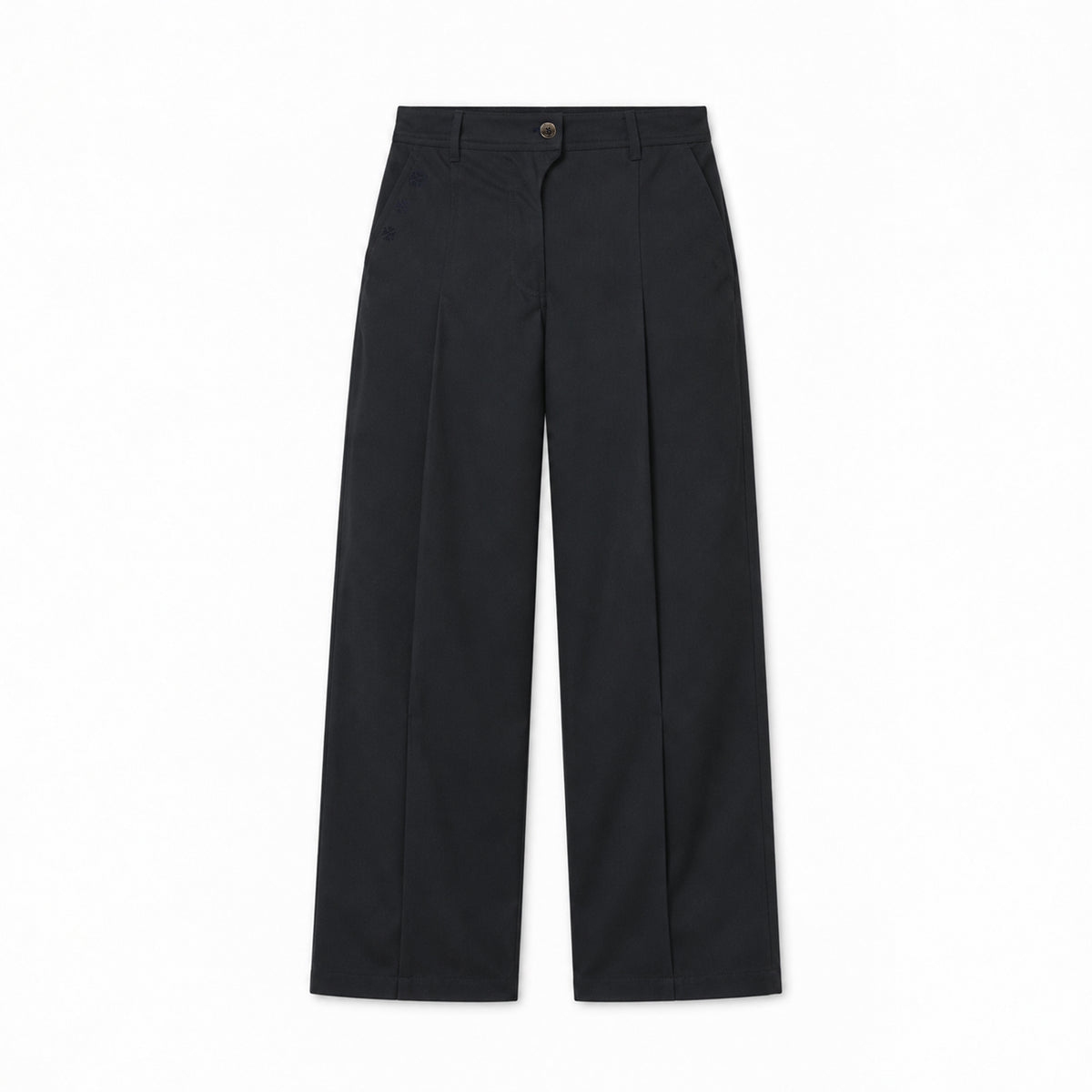 Kara - Pleat Trouser - Navy For Men