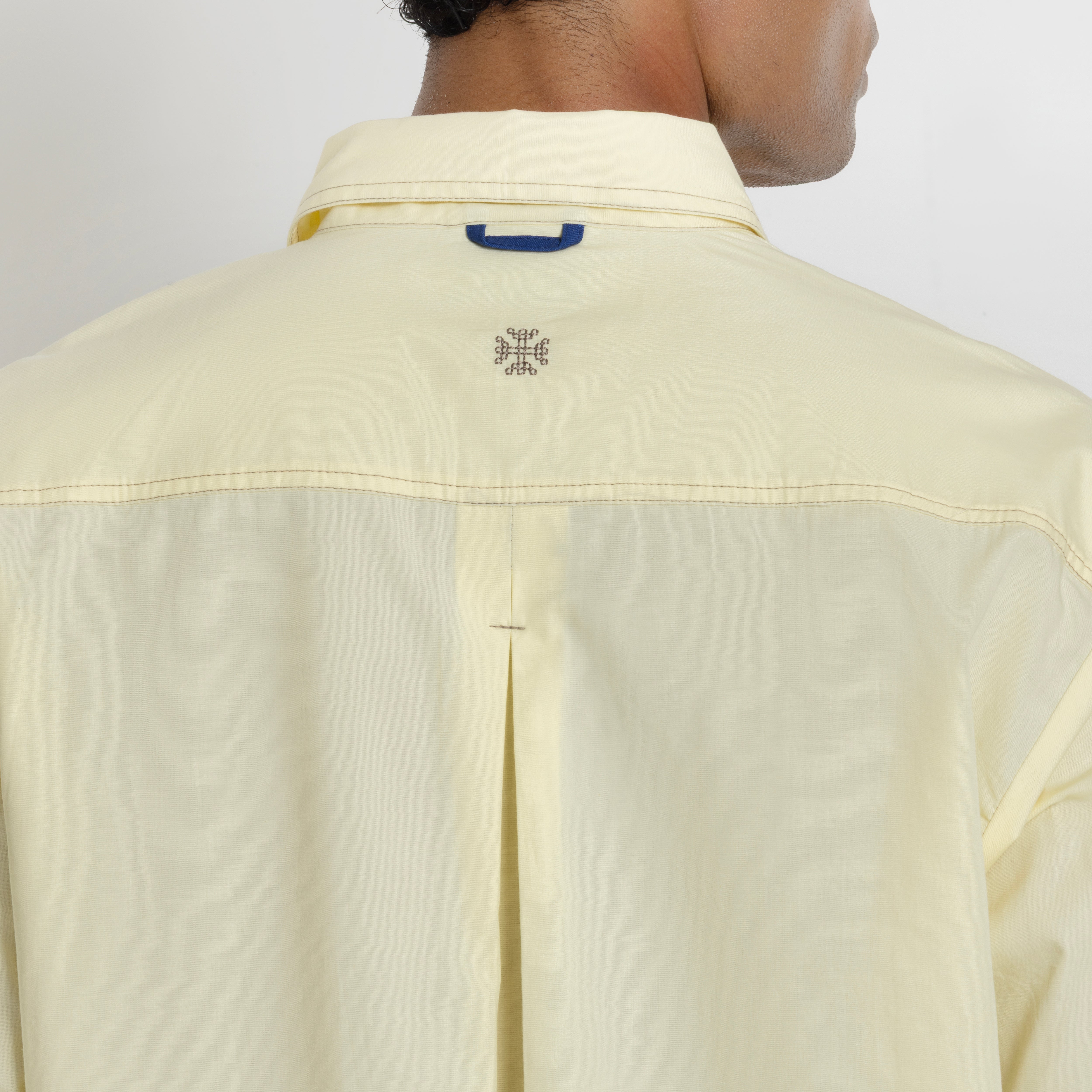 Kara - Deconstructed shirt - Butter Yellow For Men