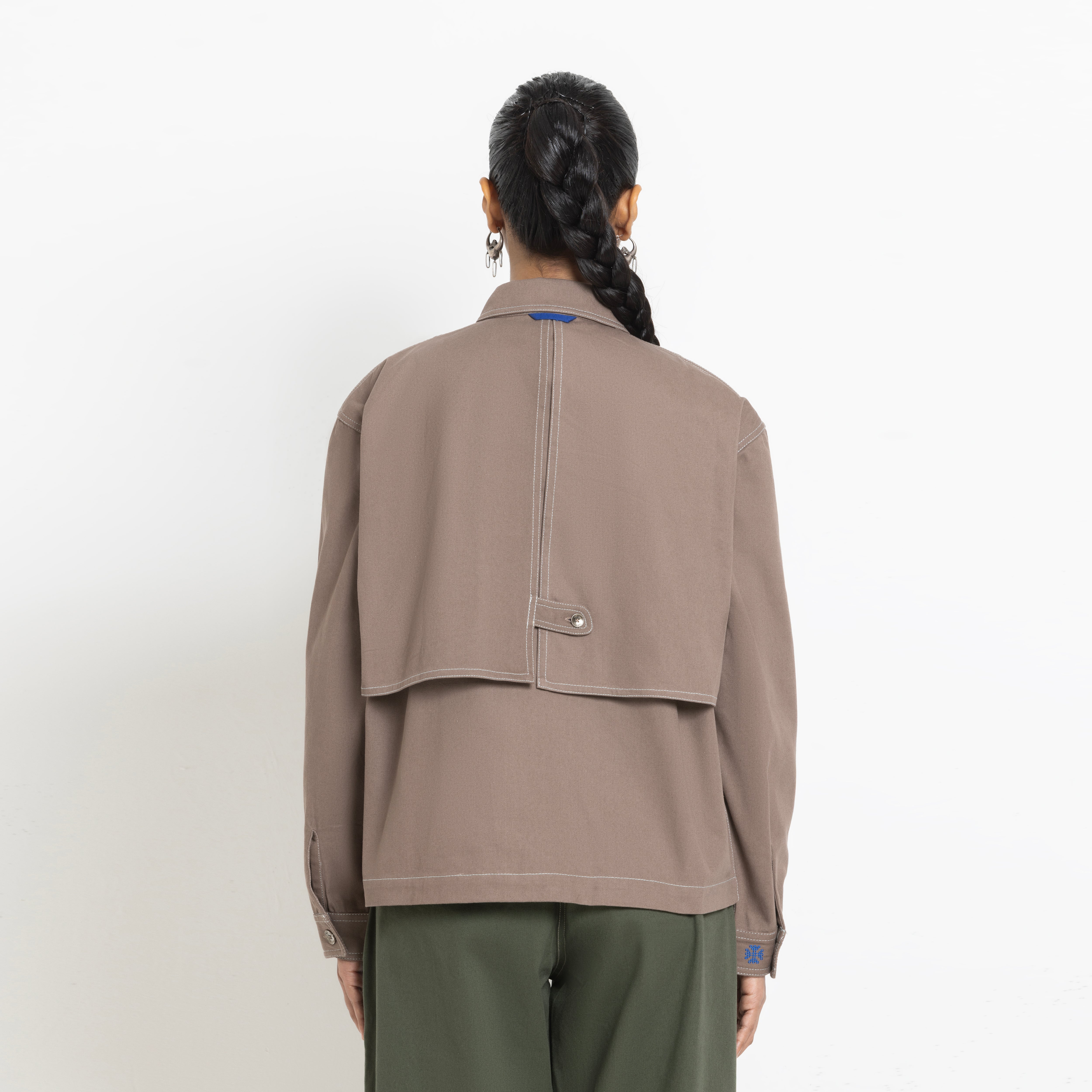 Kara - Utility Shacket - Dark Brown (Unisex)