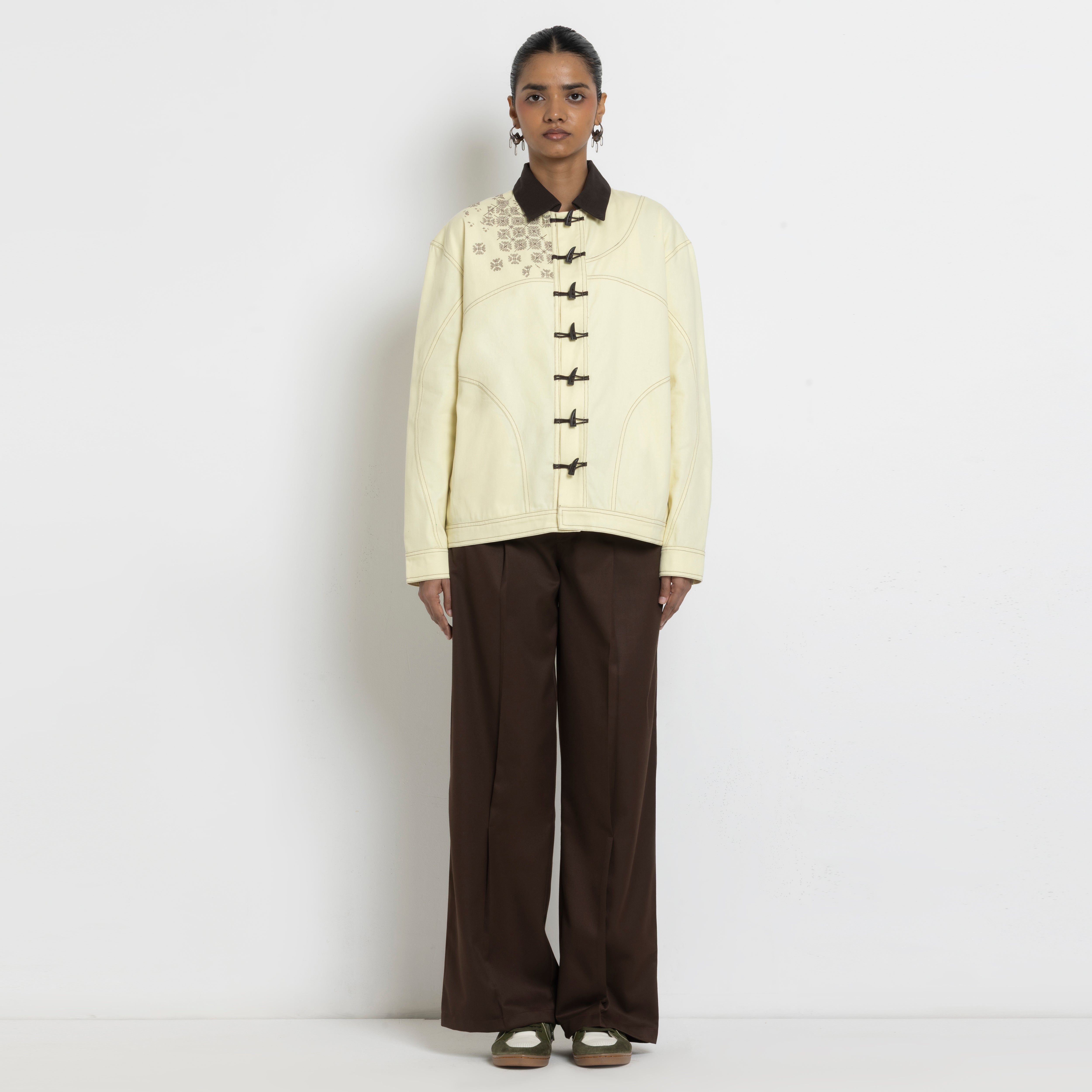 Kara - Toggle Shacket - Butter Yellow (Unisex)