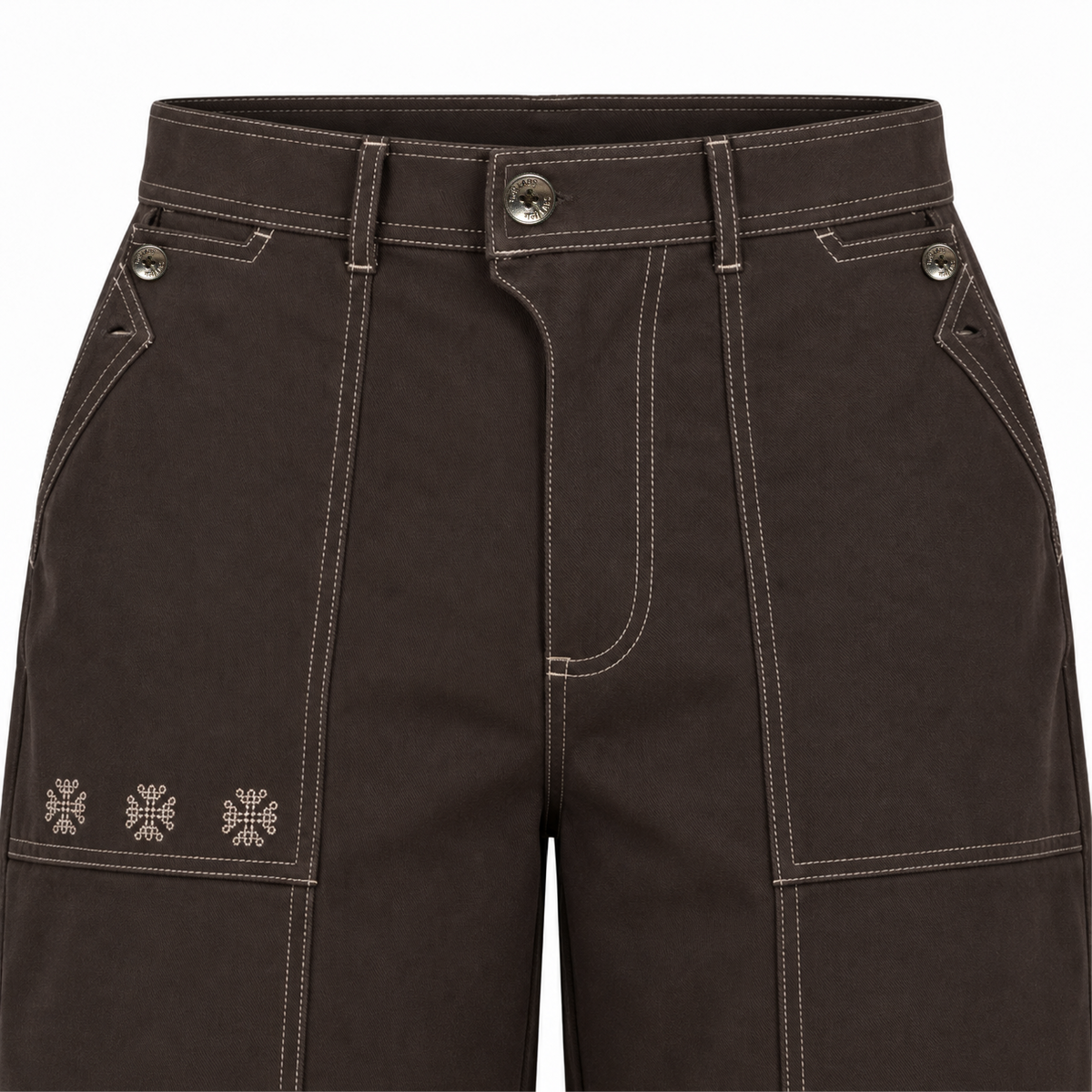 Kara - Pintuck Pant - Dark Brown For Men
