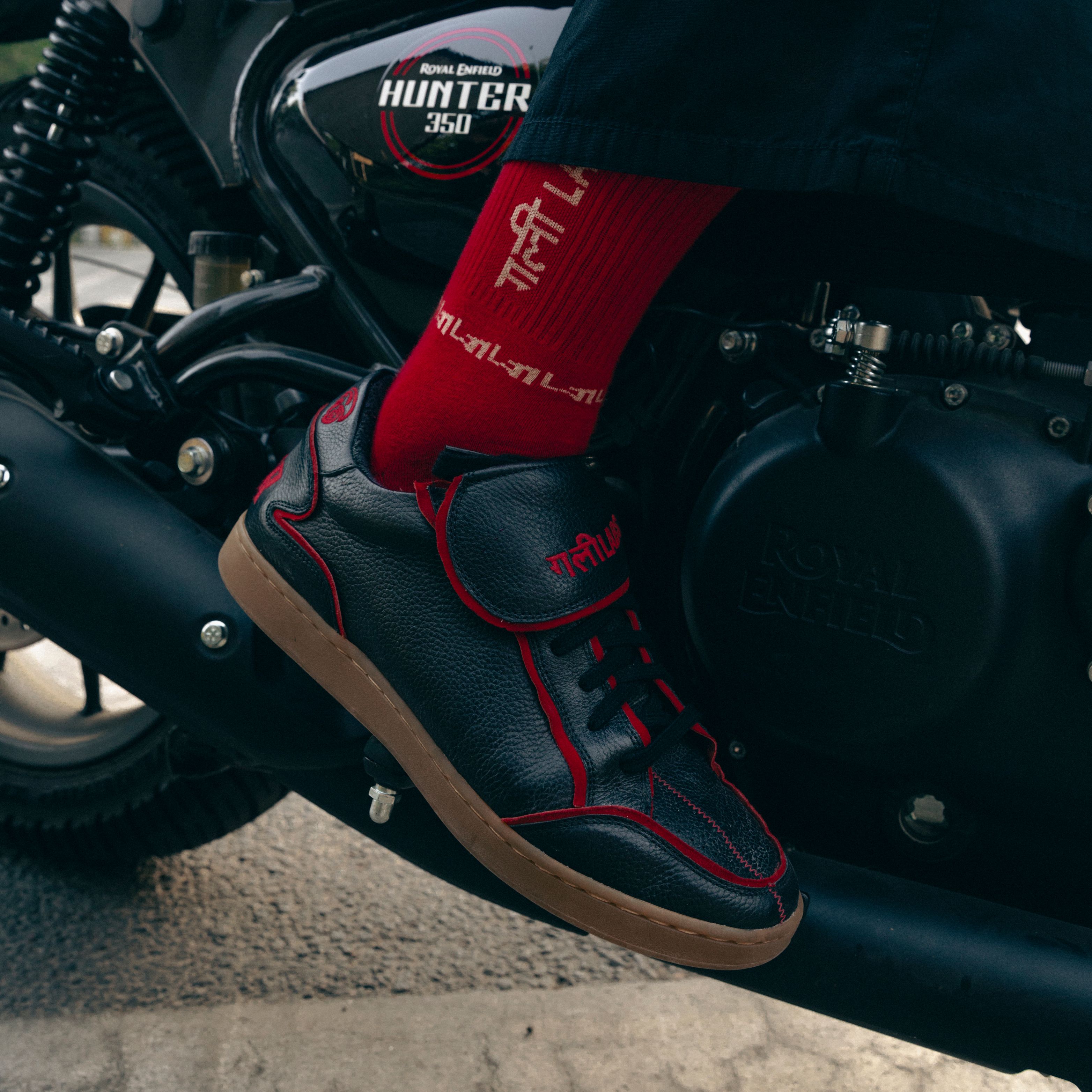 Gully Labs x Royal Enfield Hunter 350 Sneakers