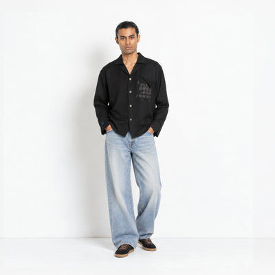 Kara - Workwear Shirt - Black (Unisex)