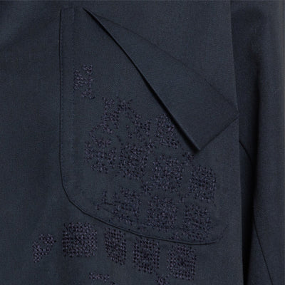 Kara - Workwear Shirt - Navy (Unisex)