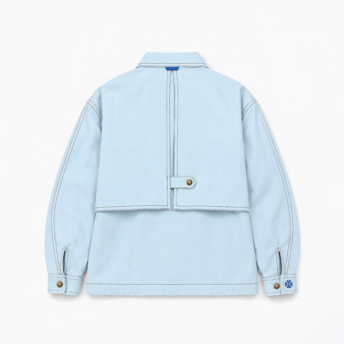Kara - Utility Shacket - Powder Blue (Unisex)