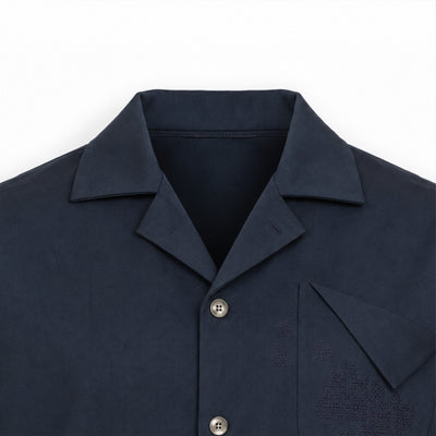 Kara - Workwear Shirt - Navy (Unisex)