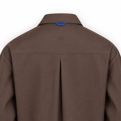 Kara - Workwear Shirt - Dark Brown (Unisex)