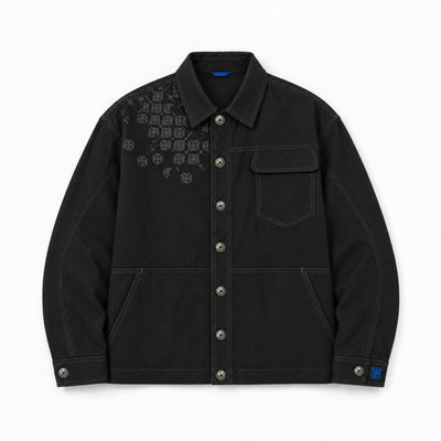 Kara - Utility Shacket - Black (Unisex)