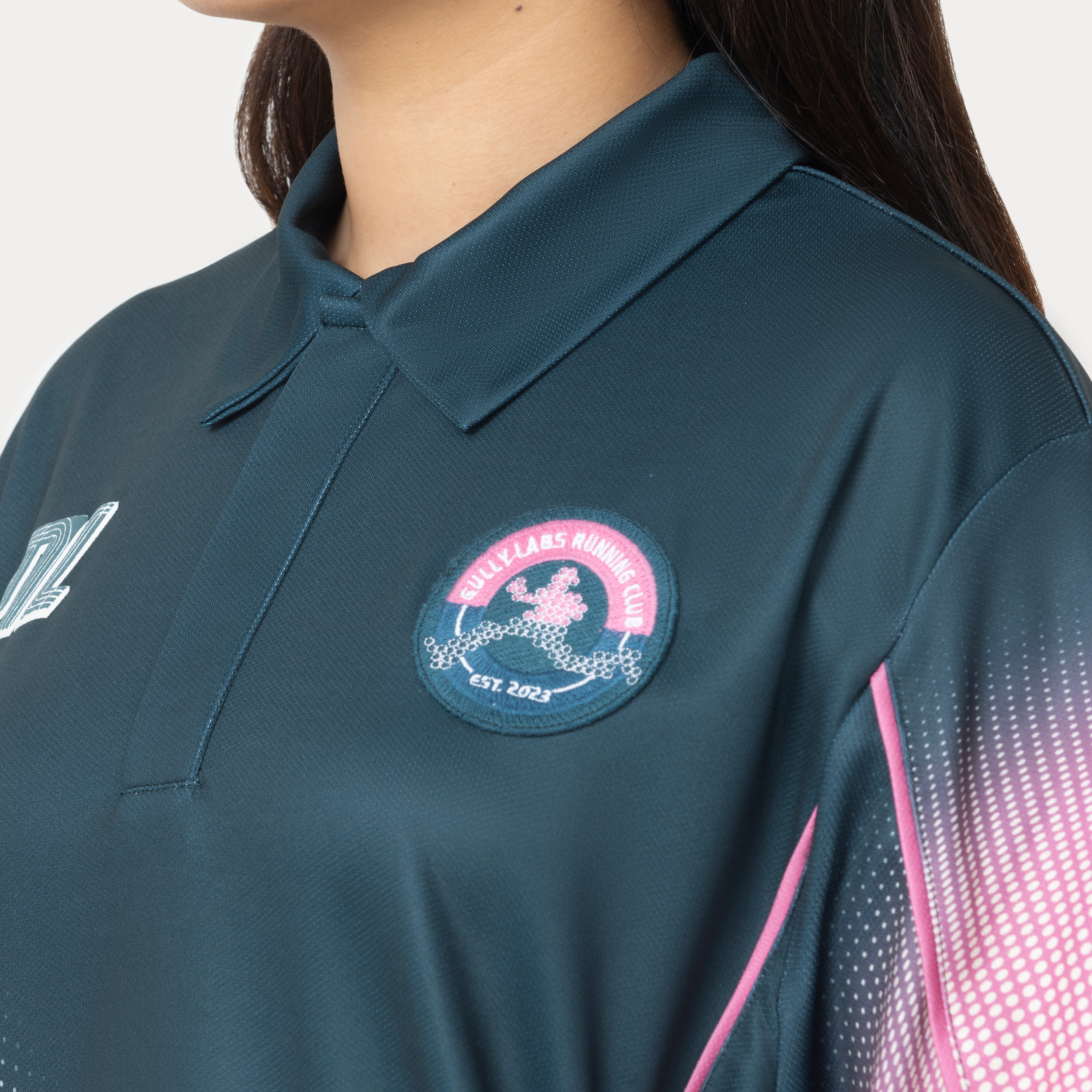 Gully 17 Jersey - Tezz Green (Polo Neck)