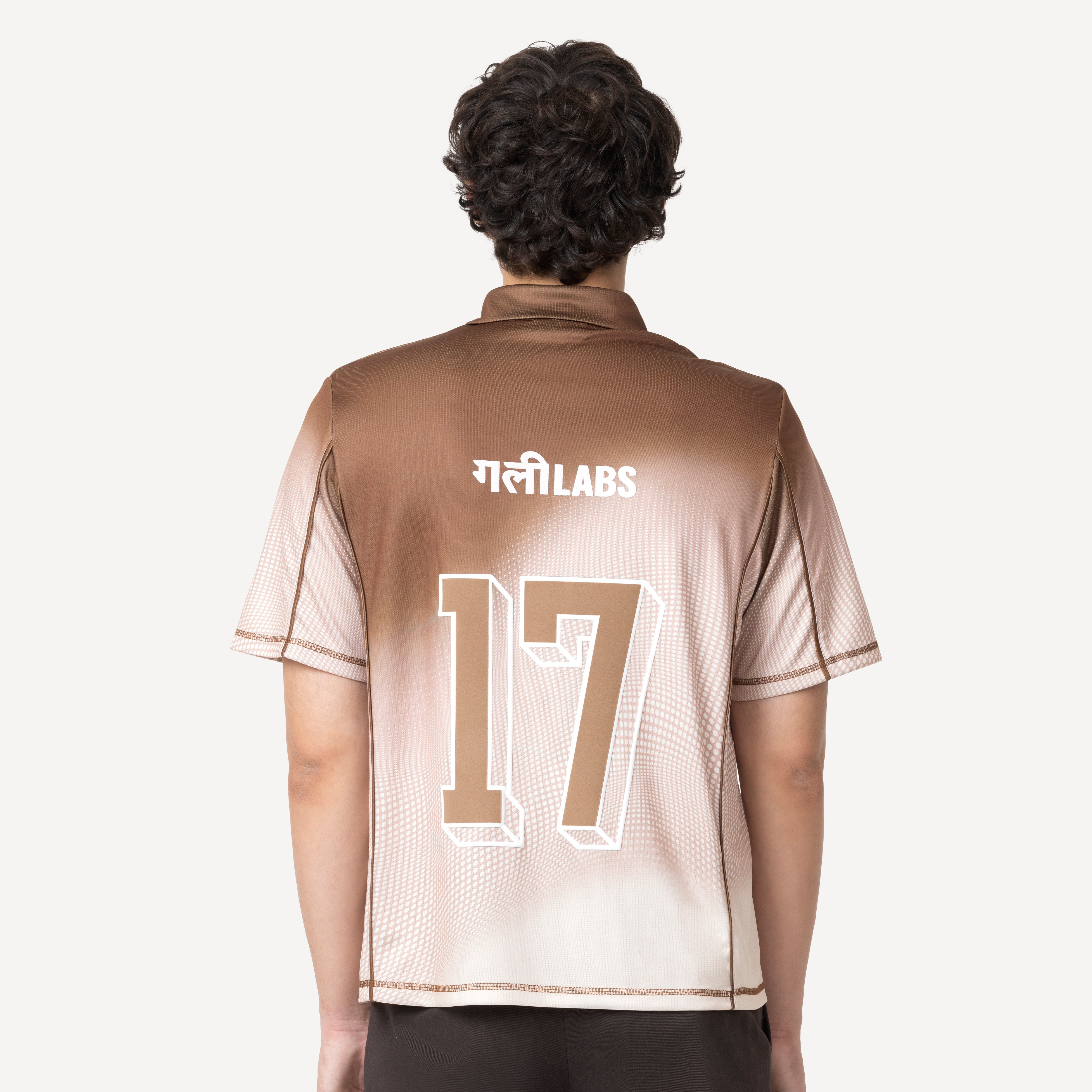 Gully 17 Jersey - Gati Beige (Polo Neck)