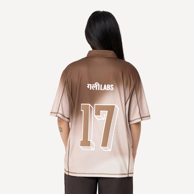 Gully 17 Jersey - Gati Beige (Polo Neck)