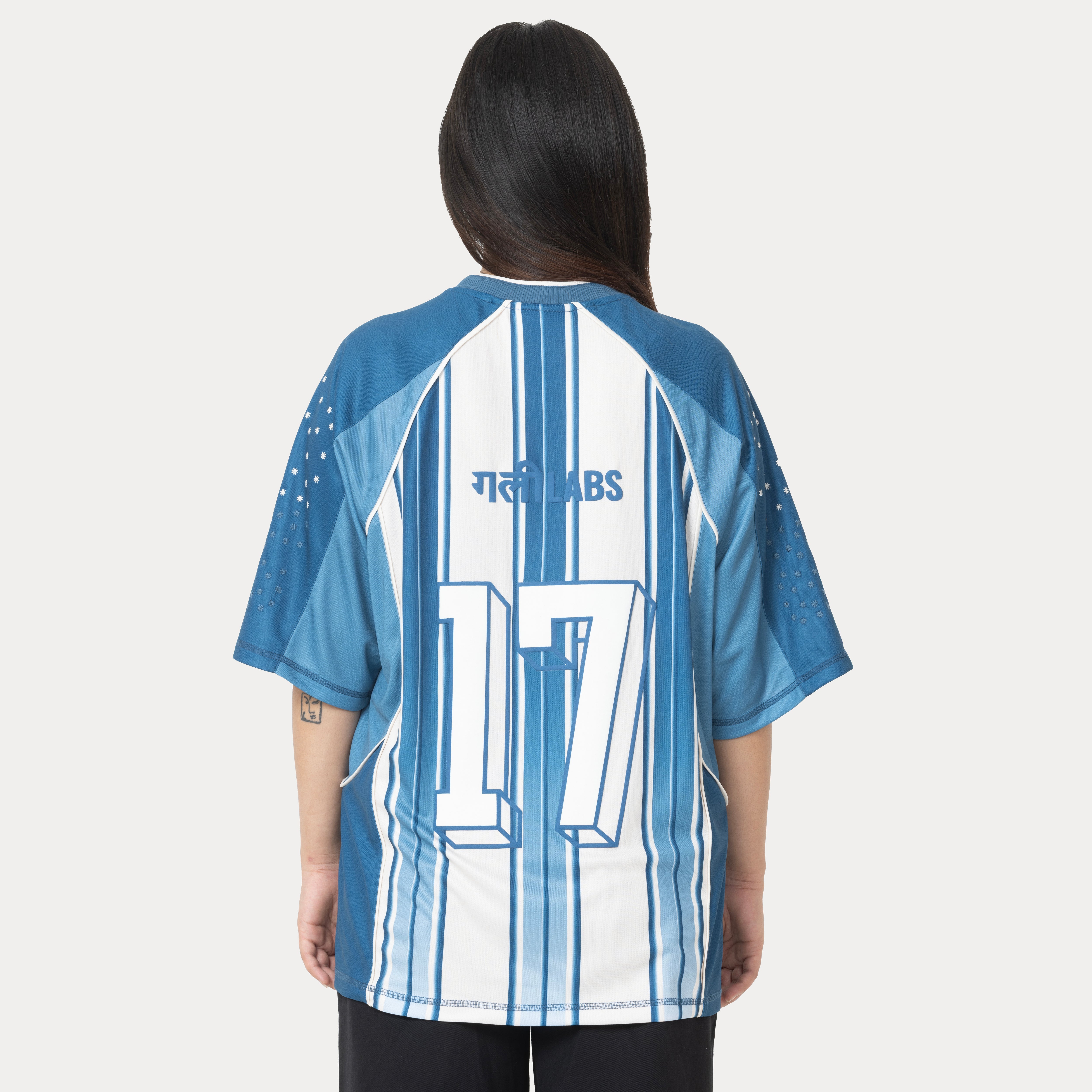 Gully 17 Jersey - Udaan Blue (Crew Neck)