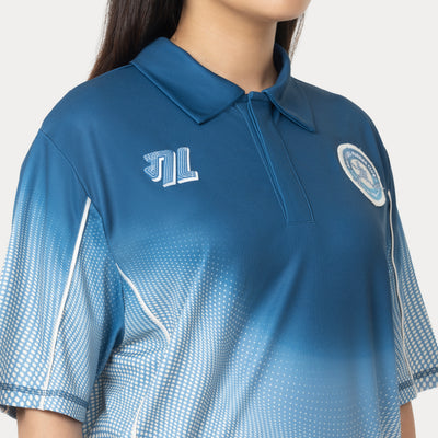 Gully 17 Jersey - Udaan Blue (Polo Neck)
