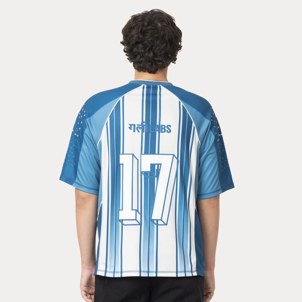 Gully 17 Jersey - Udaan Blue (Crew Neck) — 2