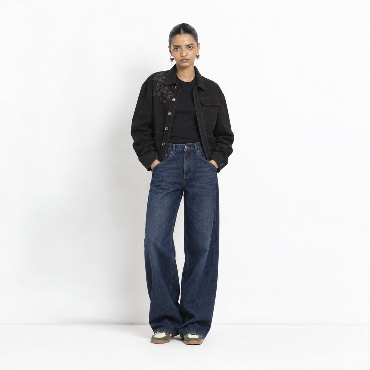 Kara - Utility Shacket - Black (Unisex)