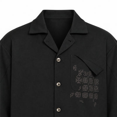 Kara - Workwear Shirt - Black (Unisex)