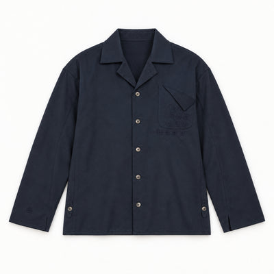 Kara - Workwear Shirt - Navy (Unisex)