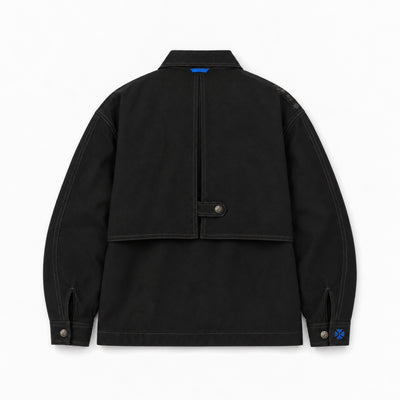 Kara - Utility Shacket - Black (Unisex)
