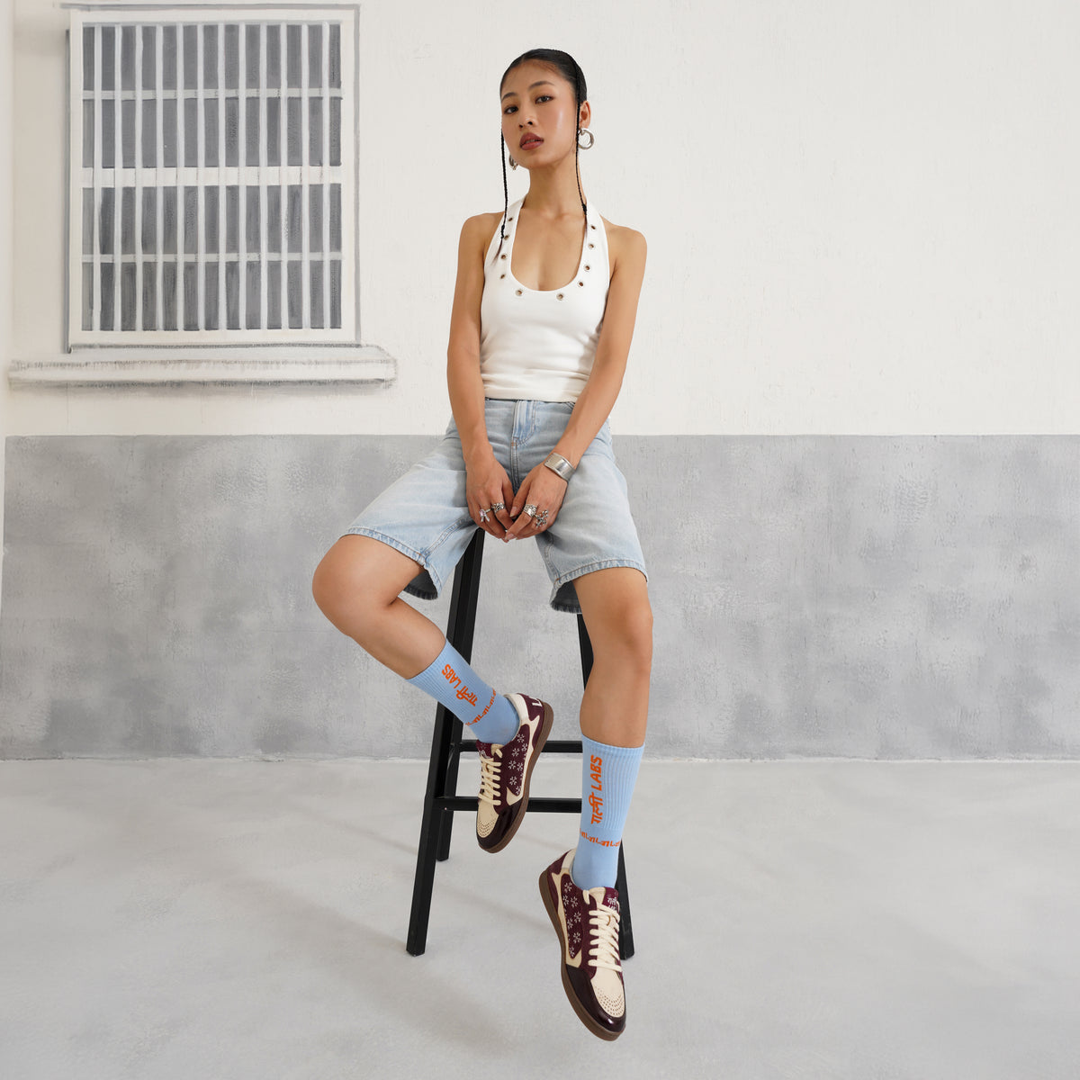 Gully Number 001 - Barfi Burgundy for Women