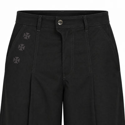 Kara - Pleat Trouser - Black For Men