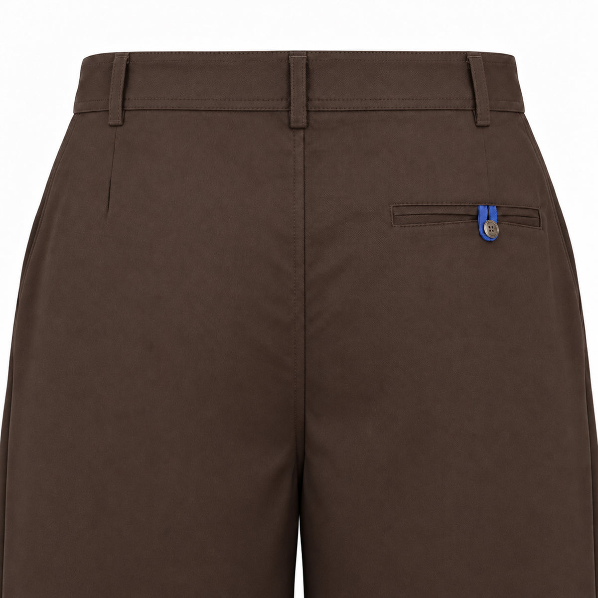 Kara - Pleat Trouser - Dark Brown For Men