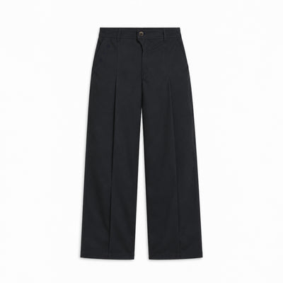 Kara - Pleat Trouser - Navy For Women