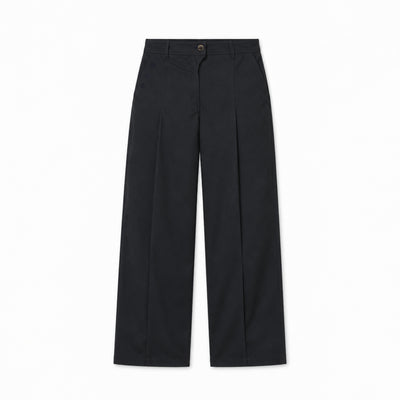 Kara - Pleat Trouser - Navy For Men