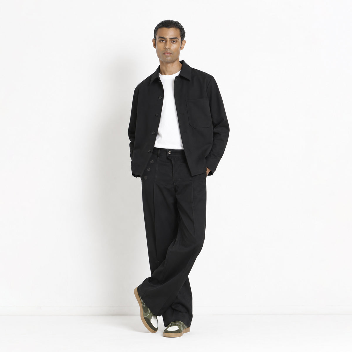 Kara - Pleat Trouser - Black For Men