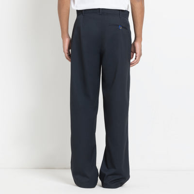 Kara - Pleat Trouser - Navy For Men