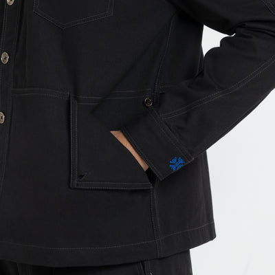 Kara - Utility Shacket - Black (Unisex)