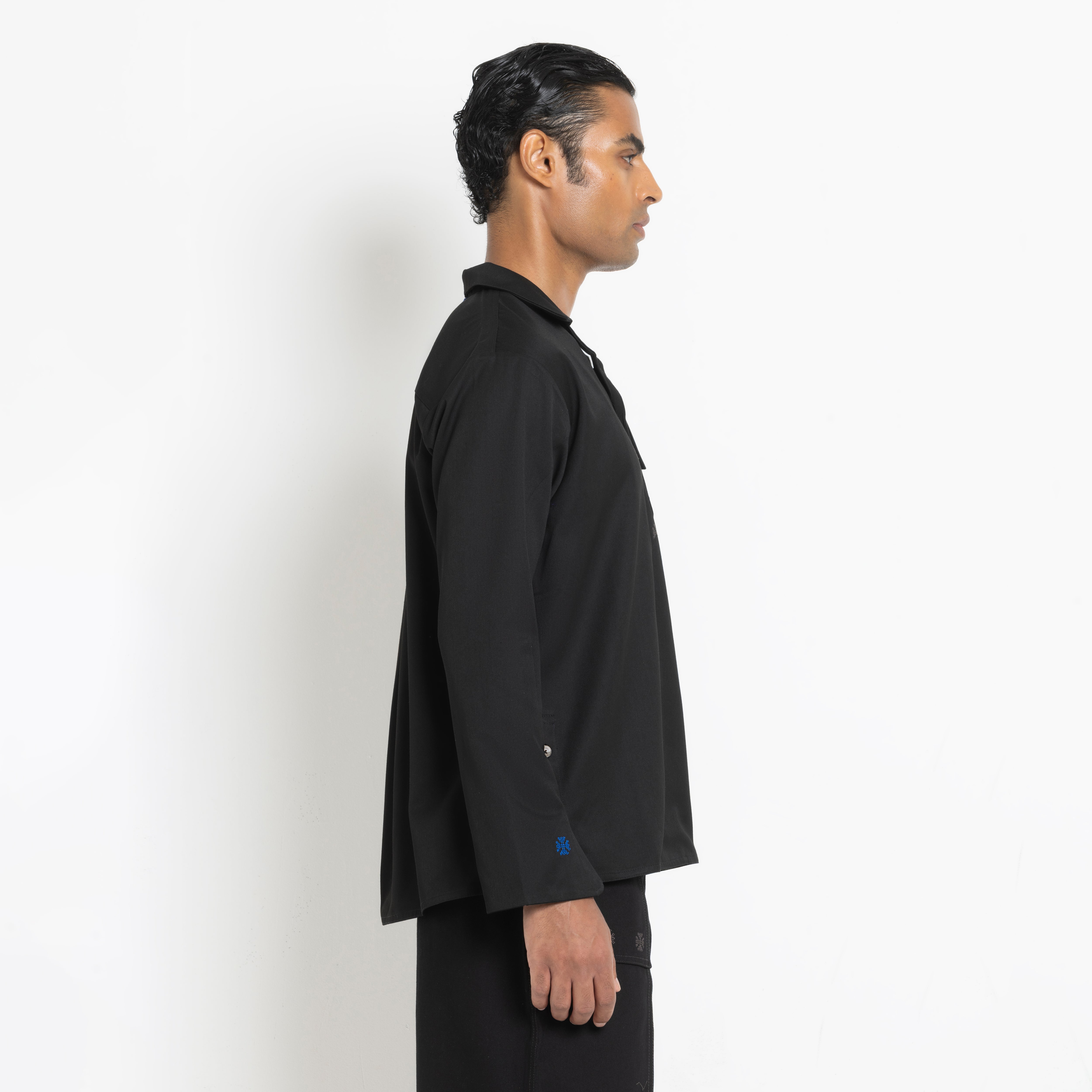Kara - Workwear Shirt - Black (Unisex)