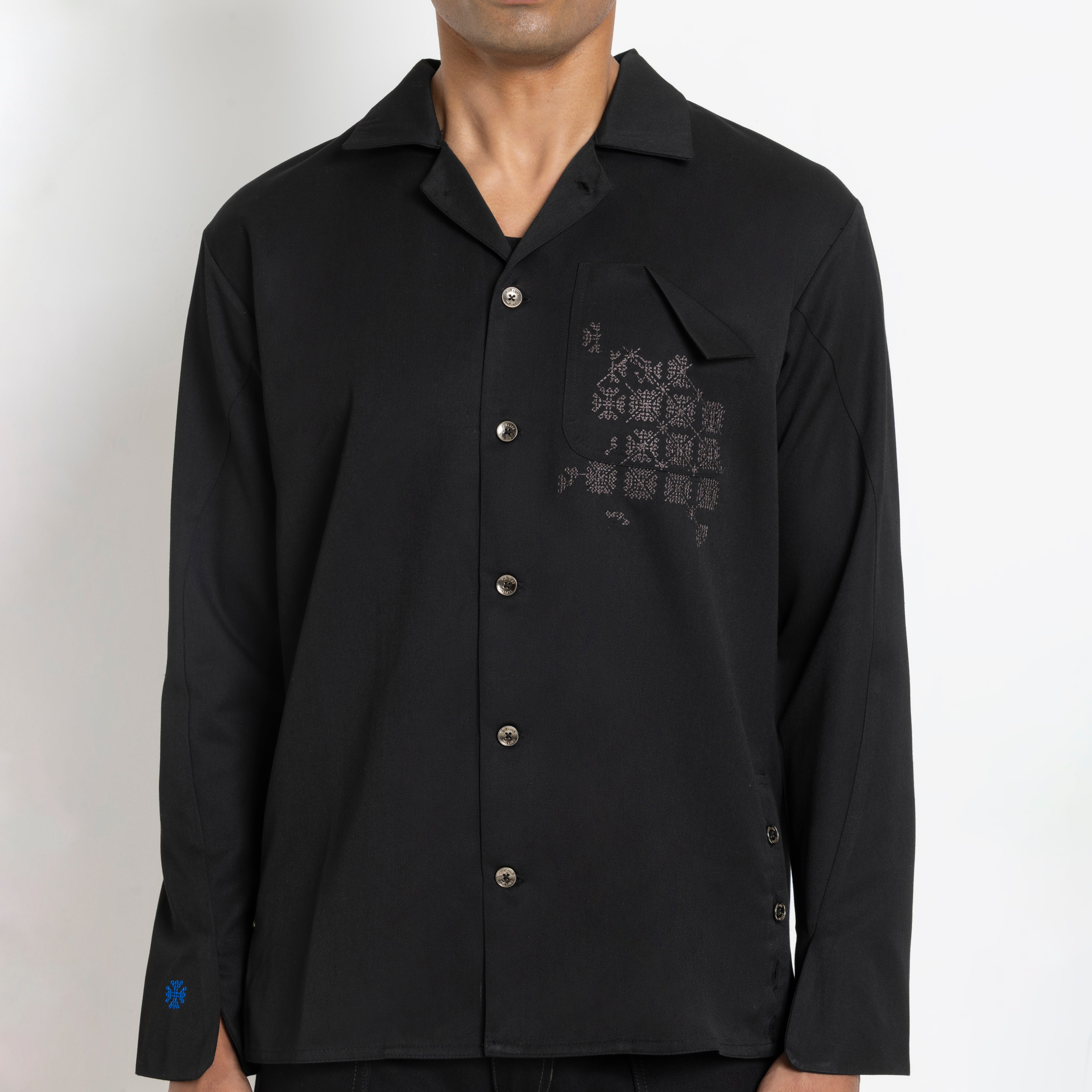 Kara - Workwear Shirt - Black (Unisex)
