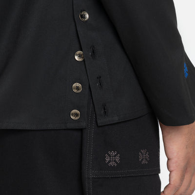 Kara - Workwear Shirt - Black (Unisex)