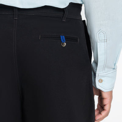 Kara - Pintuck Pant - Black For Men