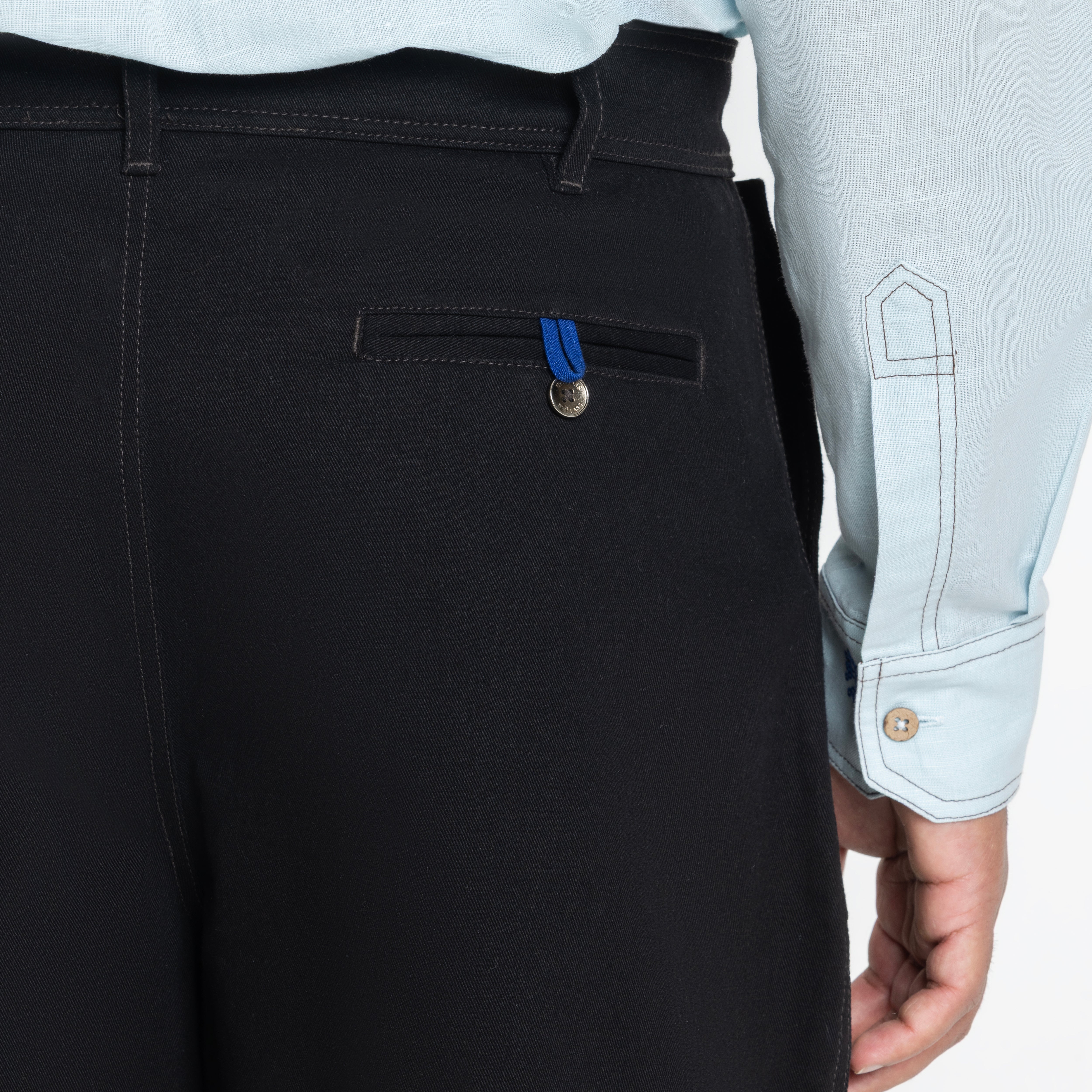 Kara - Pintuck Pant - Black For Men
