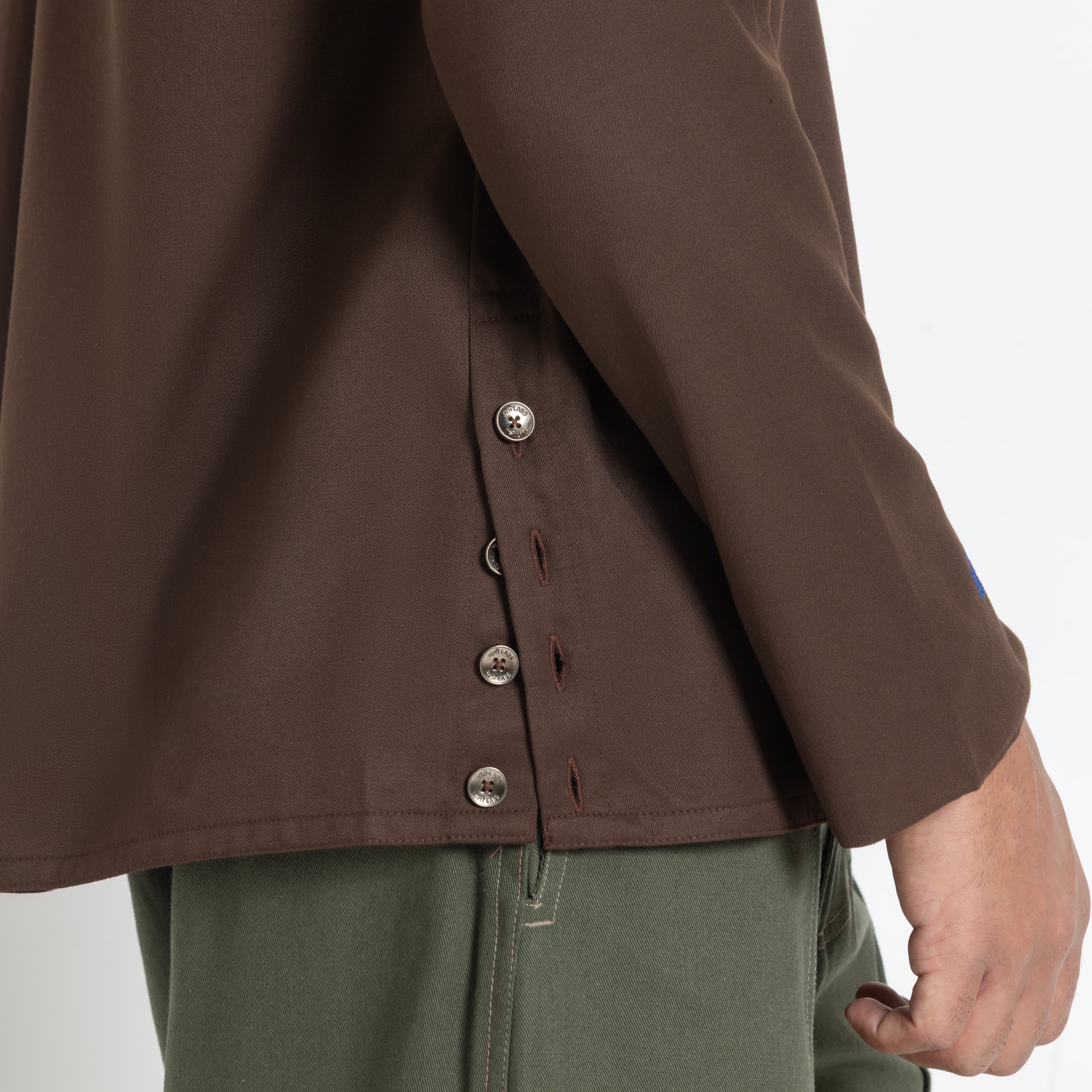 Kara - Workwear Shirt - Dark Brown (Unisex)