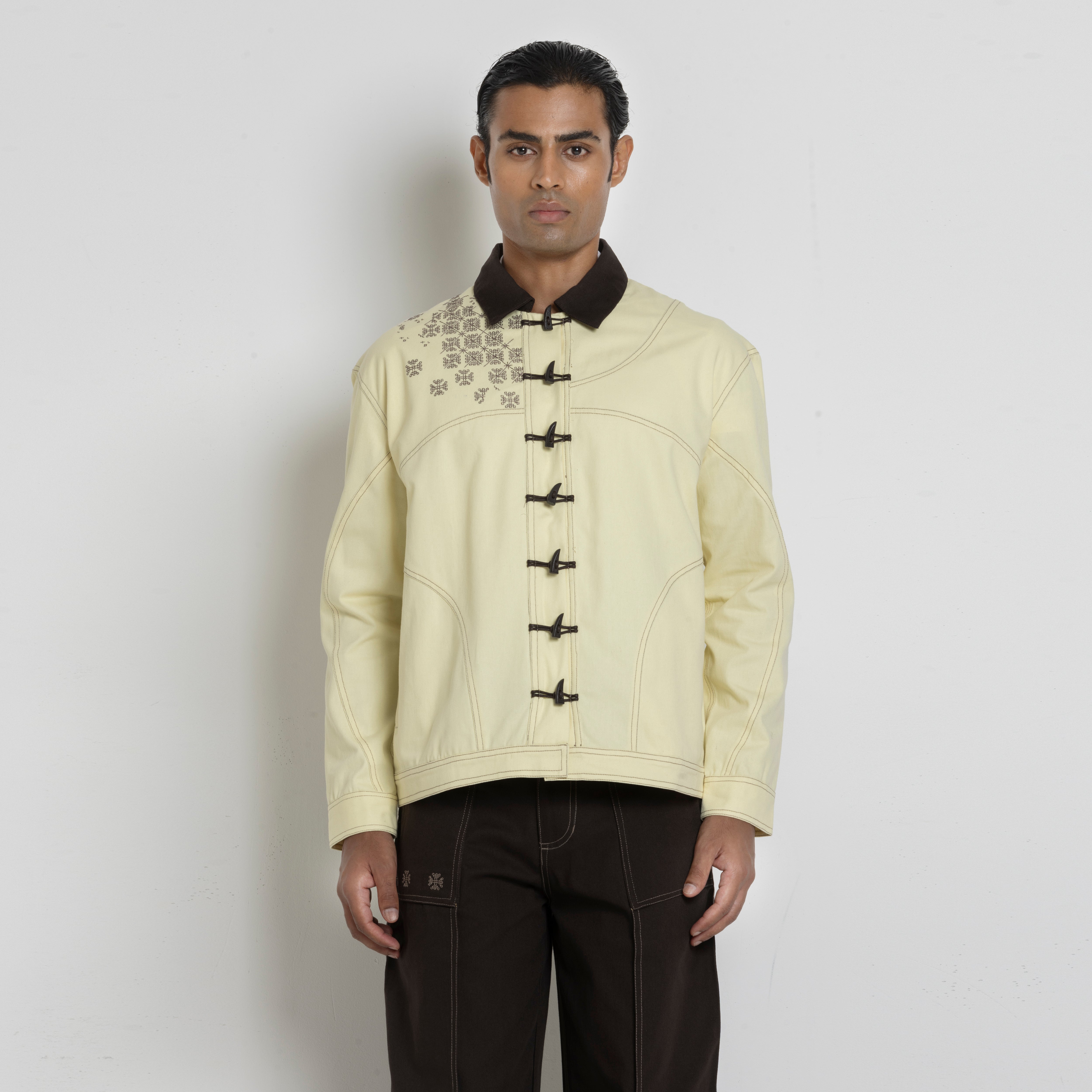 Kara - Toggle Shacket - Butter Yellow (Unisex)