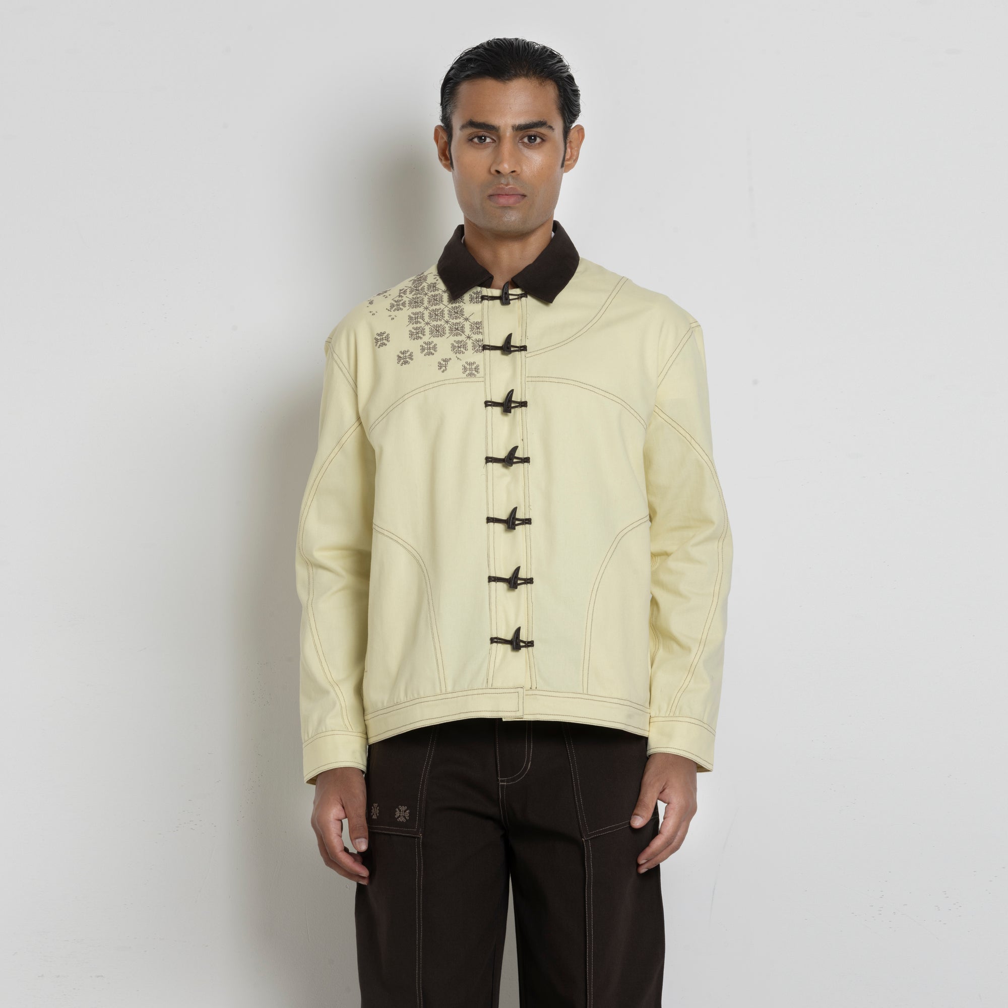 Kara - Toggle Shacket - Butter Yellow (Unisex)