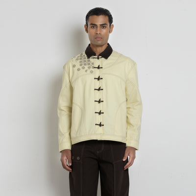 Kara - Toggle Shacket - Butter Yellow (Unisex)