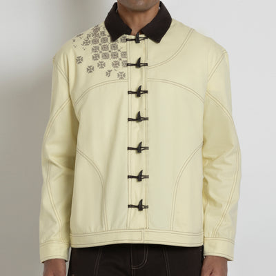 Kara - Toggle Shacket - Butter Yellow (Unisex)