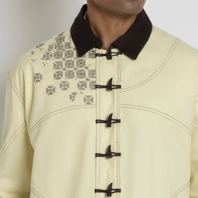 Kara - Toggle Shacket - Butter Yellow (Unisex)