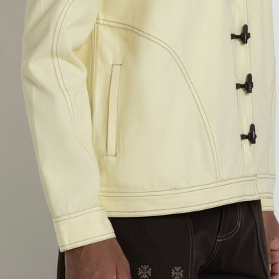 Kara - Toggle Shacket - Butter Yellow (Unisex)