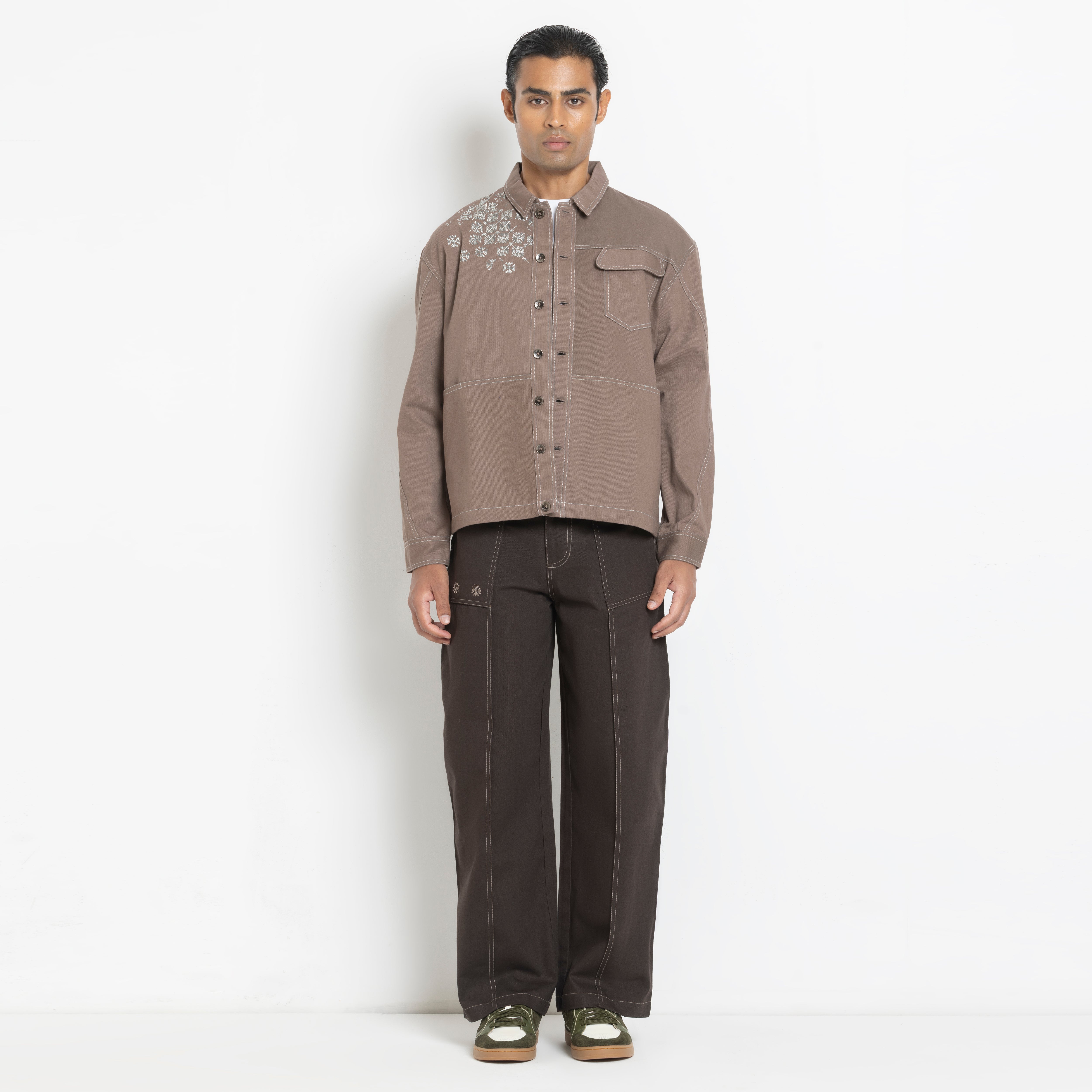 Kara - Utility Shacket - Dark Brown (Unisex)
