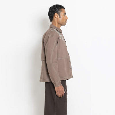 Kara - Utility Shacket - Dark Brown (Unisex)